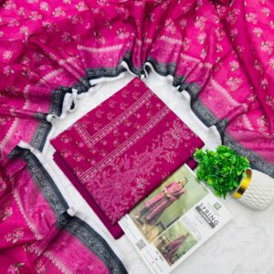 Mausummery | Lawn 3pc | Gulab & Magenta Bloom