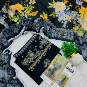 Mausummery | Lawn 3pc | Gul & Ebony Floral