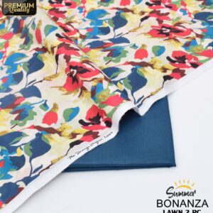 Bonanza | Lawn 2pc | Indigo & Abstract Florals