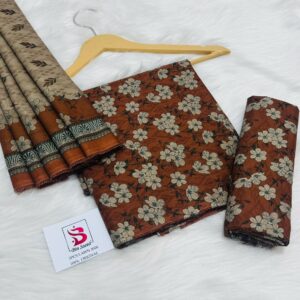 Bin Saeed | Lawn 3pc | Sienna Floral & Sandalwood Foliage